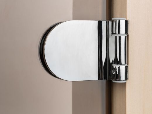 Стеклянная дверь для бани и сауны GREUS Classic прозрачная бронза 80/200 липа фото 8