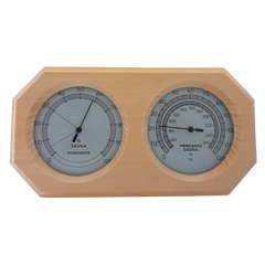Термогигрометр Greus 26x14 ольха для бани и сауны