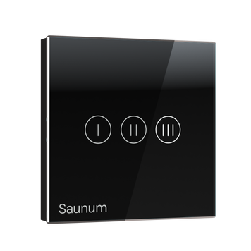 Пульт для климат-контроля SAUNUM Touch черный фото 1