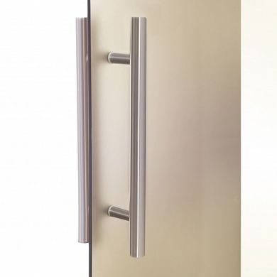 Стеклянная дверь для хамама GREUS Premium 70/200 бронза матовая фото 3